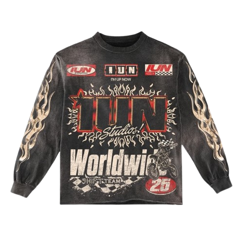 IUN Takeover Oversized Long-Sleeve Crewneck