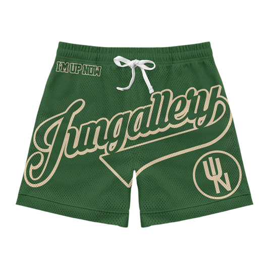 IUN ‘Money Green’ Mesh Shorts
